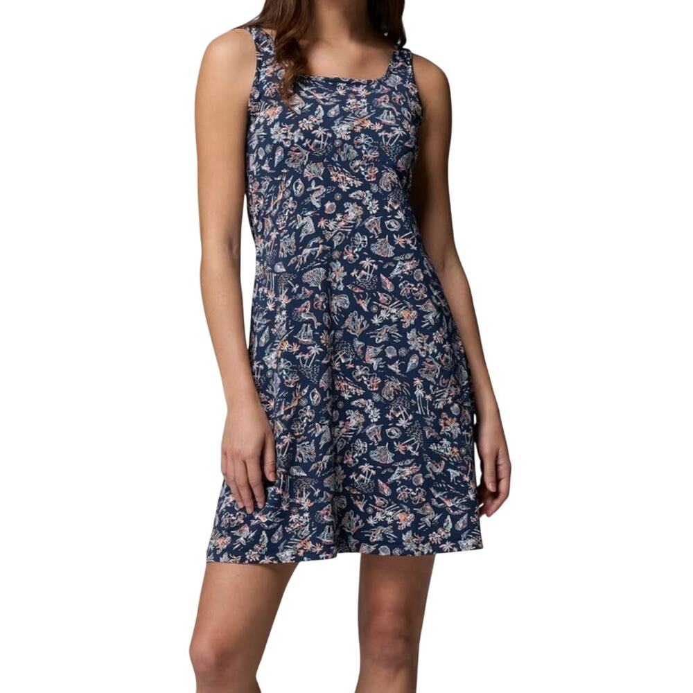 Columbia Women Freezer Maxi Dress in Collegiate Navy KonaKai, Size XS